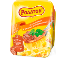 Роллтон ЛБП 90г х 24 лагман с бараниной Халяль в чашке