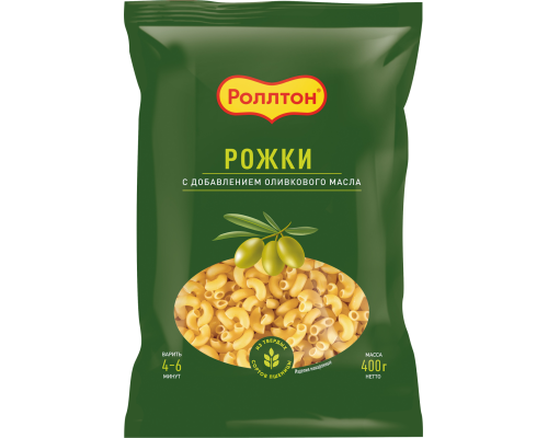 Роллтон Макароны с оливковым маслом 400г х 16 рожки