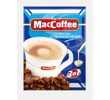 MacCoffee 3в1 25х10х20г Сгущеное молоко