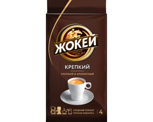Жокей Крепкий 12х225г кофе мол