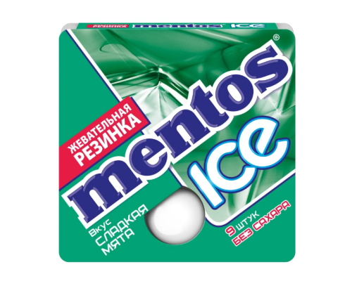 Жевательная резинка Mentos Ice Сладкая мята, 12,9г