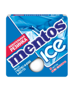 Жевательная резинка Mentos Ice Перечная мята, 12,9г