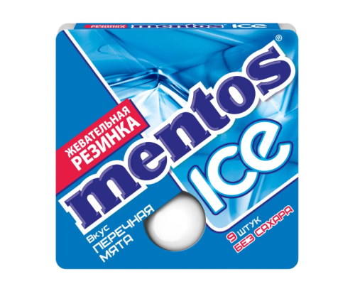 Жевательная резинка Mentos Ice Перечная мята, 12,9г