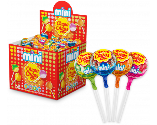 Карамель Chupa Chups Mini вкус ассорти, 6г