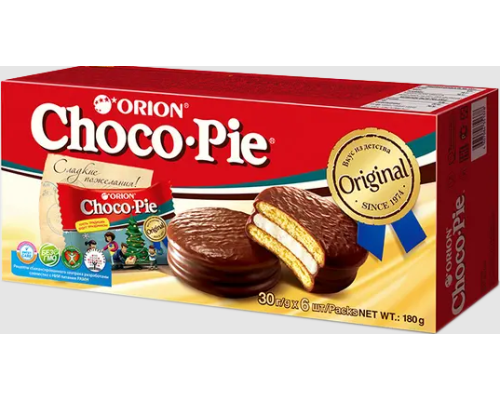 Пирожное Choco Pie Orion 6шт., 180г