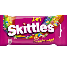 Skittles 2в1 драже в разноцветной сахарной глазури, 38г