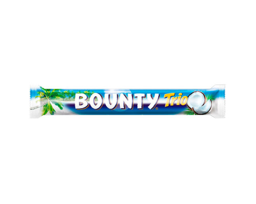 Шоколадный батончик Bounty трио, 85г