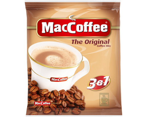 MacCoffee Original растворимый кофейный напиток 3 в 1, 25*20г