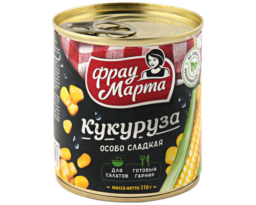 Фрау Марта Кукуруза Сахарная, 310г