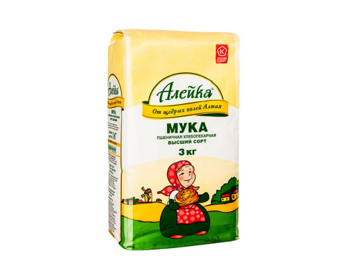 Мука Алейка высший сорт 3 кг