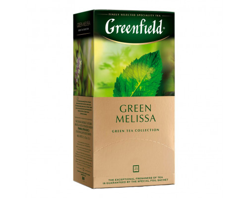 Чай Greenfield Green Melissa, 25х1,5г