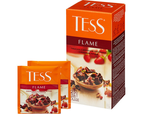 Чайный напиток красный Tess Flame, 25*2г.