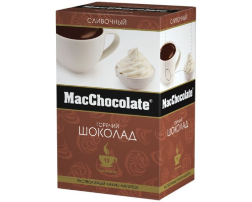 MacCoffee шоколад сливочный, 10шт