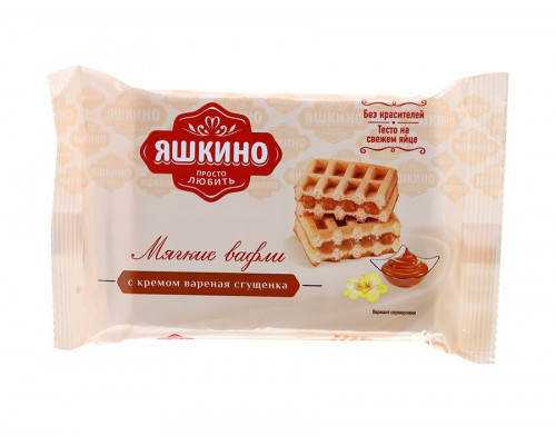 Вафли Яшкино с варёной сгущёнкой, 40г Вафли Яшкино с варёной сгущёнкой, 40г