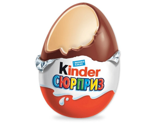 Яйцо шоколадное Kinder Surprise, Лицензия, 20г