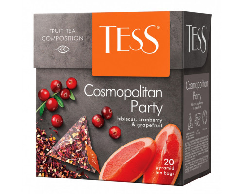 Чайный напиток красный Tess Cosmopolitan party, 20*2г.