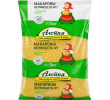 Макароны-вермишель №1, 5 кг Алейка