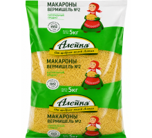 Макароны-вермишель №2, 5 кг Алейка