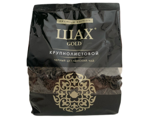 Чай черный листовой Шах Gold Крупнолистовой, 400г Чай черный листовой Шах Gold Крупнолистовой, 400г