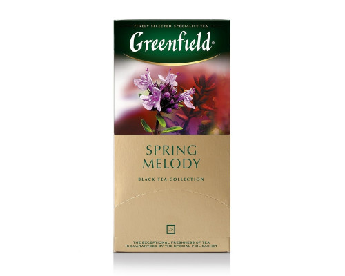 Чай Greenfield Spring Melody черный, 25х1,5г