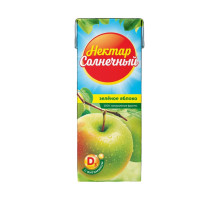 Нектар Солнечный Зеленое Яблоко, 0,2л