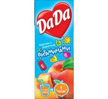 Сок DaDa Персик, 0,2л