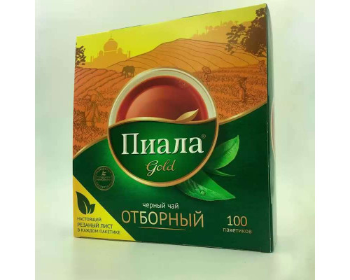 Чай ПИАЛА Черный Индийский и Цейлонский ОТБОРНЫЙ, 100*1,8г