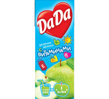 Сок DaDa Зеленое яблоко, 0,2л