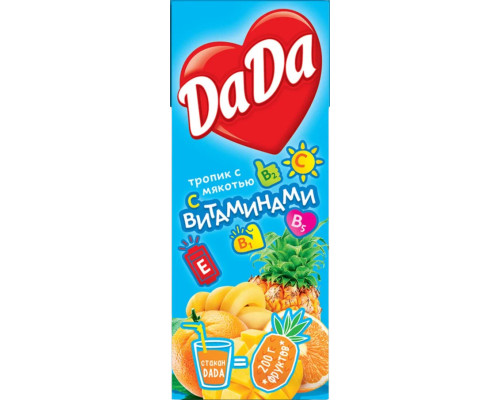 Сок DaDa Тропик, 0,2л