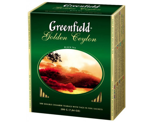 Чай черный Greenfield Golden Ceylon,100*2г.