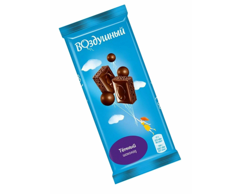 Шоколад Воздушный темный, пористый, 80г Шоколад Воздушный темный, пористый, 80г