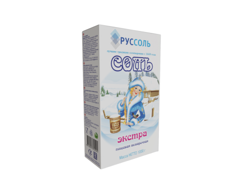 Руссоль соль Экстра йодированная, 1кг