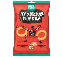 Mini Free луковые кольца со вкусом бекона, 45г