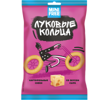 Mini Free луковые кольца со вкусом сыра, 45г