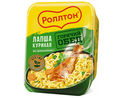 Лапша Роллтон, курица, 90г