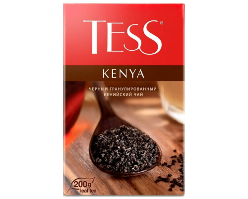 Чай Tess Kenya черный листовой гранулированный, 200г