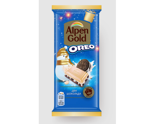 Шоколад Alpen Gold Орео два шоколада, 85г