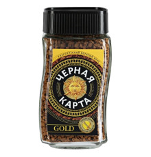 Кофе растворимый Черная Карта Gold, 95г