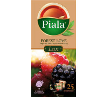 Чай черный Пиала LUX c кусочками ягод и соком клубники, 25*1,5г