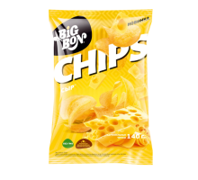 Картофельные чипсы BIGBON CHIPS со вкусом Сыр, 140г