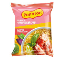 Лапша Роллтон Камчатский краб, 60г