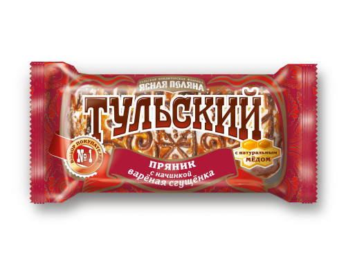 Пряник Ясная поляна Тульский с вареной сгущенкой, 130 г Пряник Ясная поляна Тульский с вареной сгущенкой, 130 г
