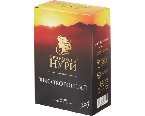 Принцесса Нури Высокогорный черный, 100г Принцесса Нури Высокогорный черный, 100г
