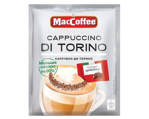 Кофе растворимый MacCoffee Cappuccino Di Torino, 20*16,5г Кофе растворимый MacCoffee Cappuccino Di Torino, 20*16,5г