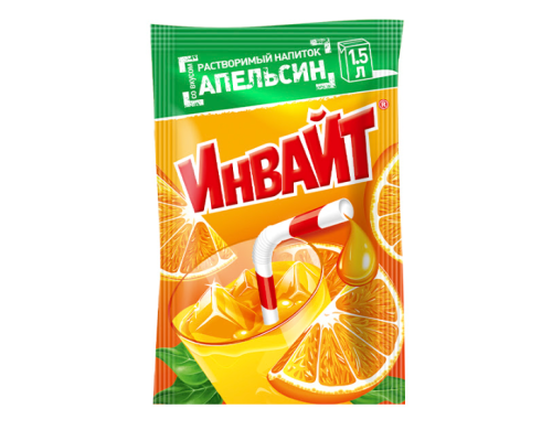Напиток растворимый Invite Апельсин, 12г Напиток растворимый Invite Апельсин, 12г