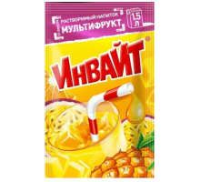 Напиток растворимый Invite Мультифрукт, 12г