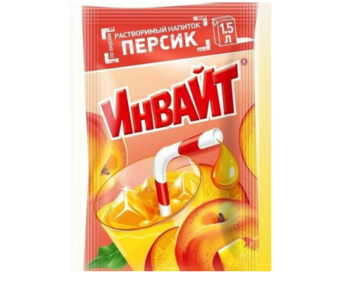 Напиток растворимый Invite Персик, 12г Напиток растворимый Invite Персик, 12г