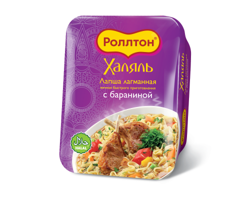 Лапша Роллтон Халяль лагманная с бараниной, 90г Лапша Роллтон Халяль лагманная с бараниной, 90г