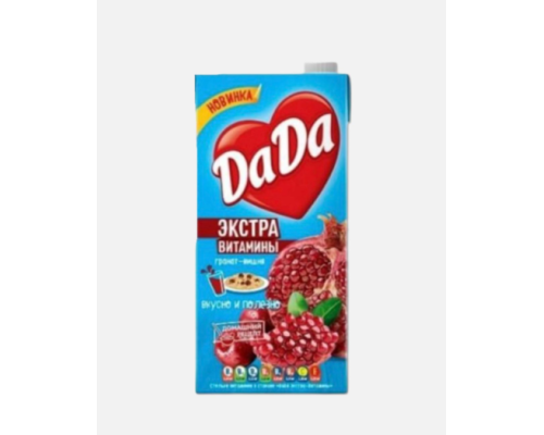 Напиток сокосодержащий DaDa Гранат-Вишня, 1,93л Напиток сокосодержащий DaDa Гранат-Вишня, 1,93л