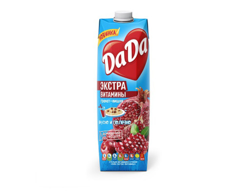 Напиток сокосодержащий Dada Гранат-Вишня, 1,95л Напиток сокосодержащий Dada Гранат-Вишня, 1,95л